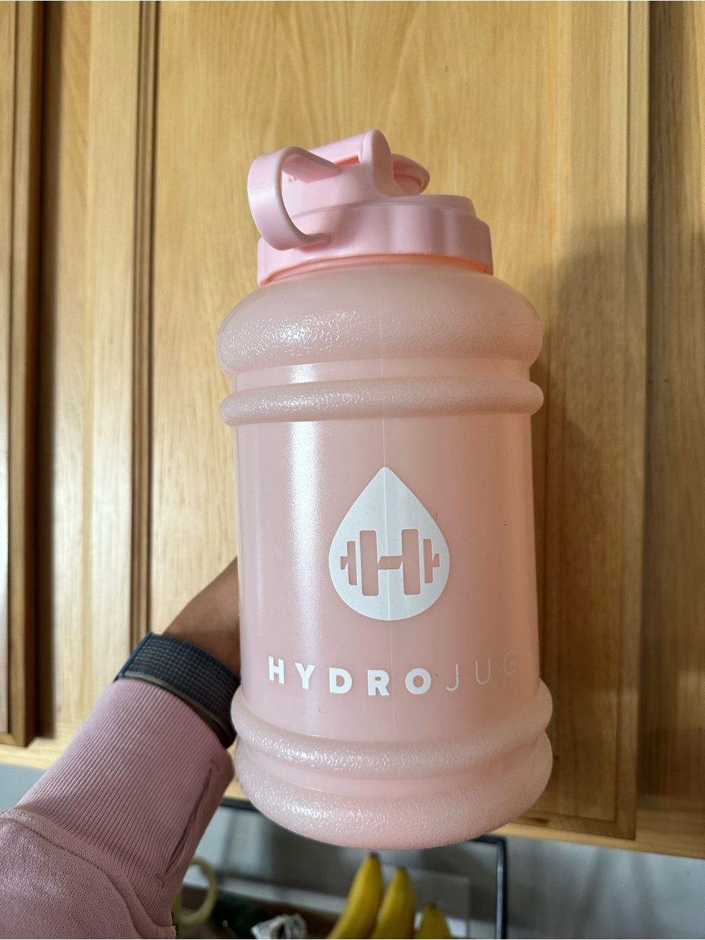 HydroJug Water Bottle baby pink